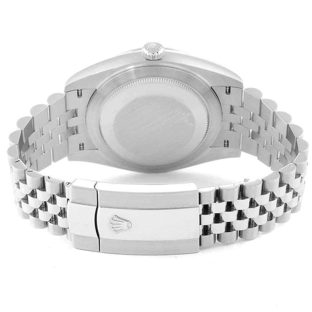 Rolex Datejust 41 Jubilee Bracelet Steel Men's Watch 126300 Box Card For Sale 6