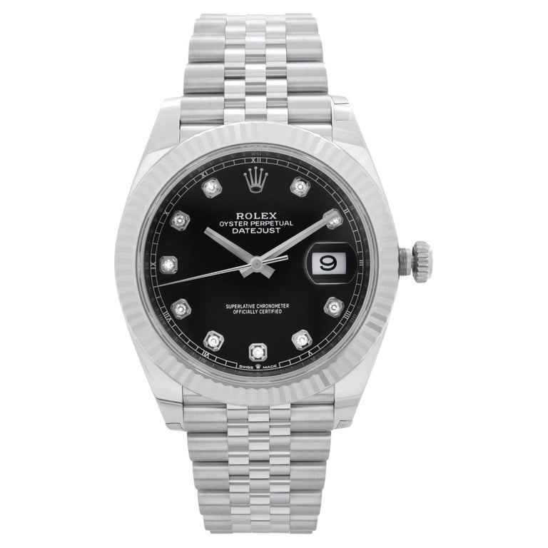 datejust 41 schwarz jubilee