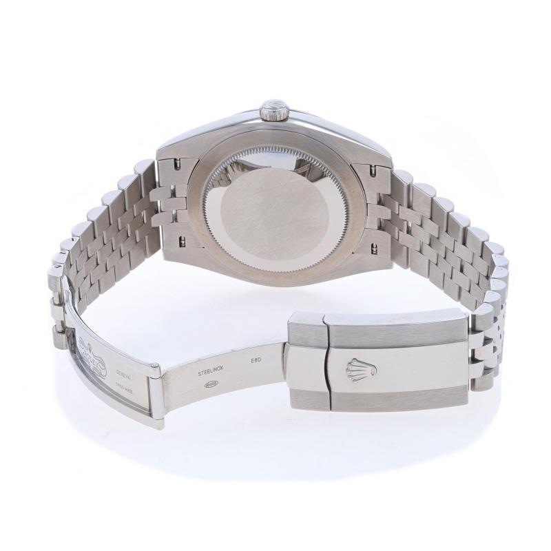 Rolex Datejust 41 Men's Watch 126300 - Stainless Steel Automatic 5Yr Mfr Wnty For Sale 3
