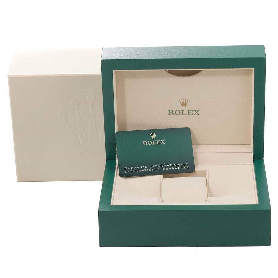 Rolex Datejust 41 Mintgrünes Zifferblatt Stahl-Herrenuhr 126300 Box Card 9