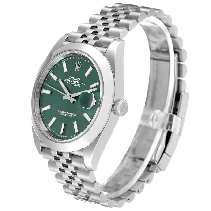 datejust green dial 41