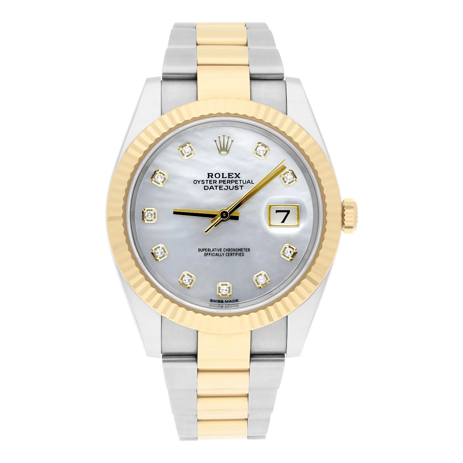 This watch has been professionally polished, serviced and does not have any visible scratches or blemishes. It is a genuine Rolex which has been inspected to verify authenticity. Manufacturer's warranty is valid until July 2025.


Sale comes with