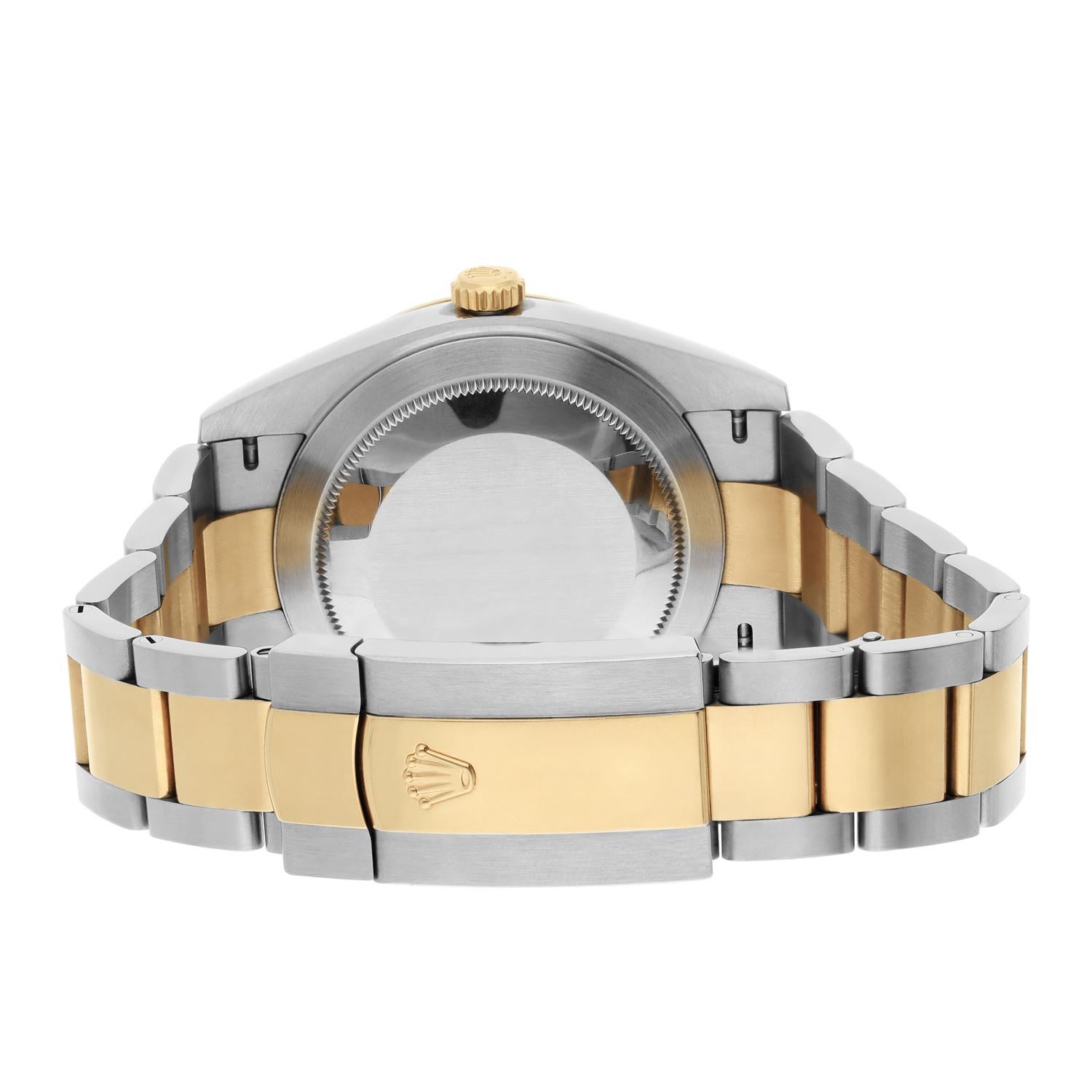 Rolex Montre Datejust 41 avec cadran en nacre et diamant 126333 Oyster Band Complete en vente 3