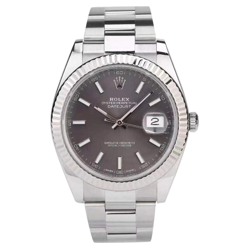 Rolex Datejust 41 Oyster Steel Men's Watch 126334-0013