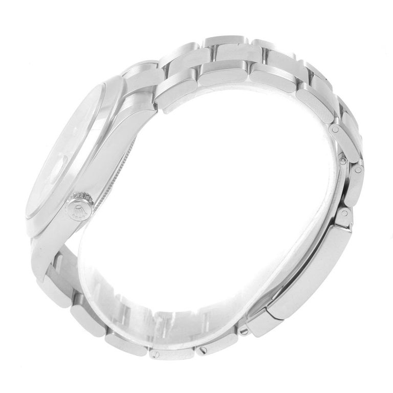 Rolex Datejust 41 Silver Baton Dial Stainless Steel Men's ...