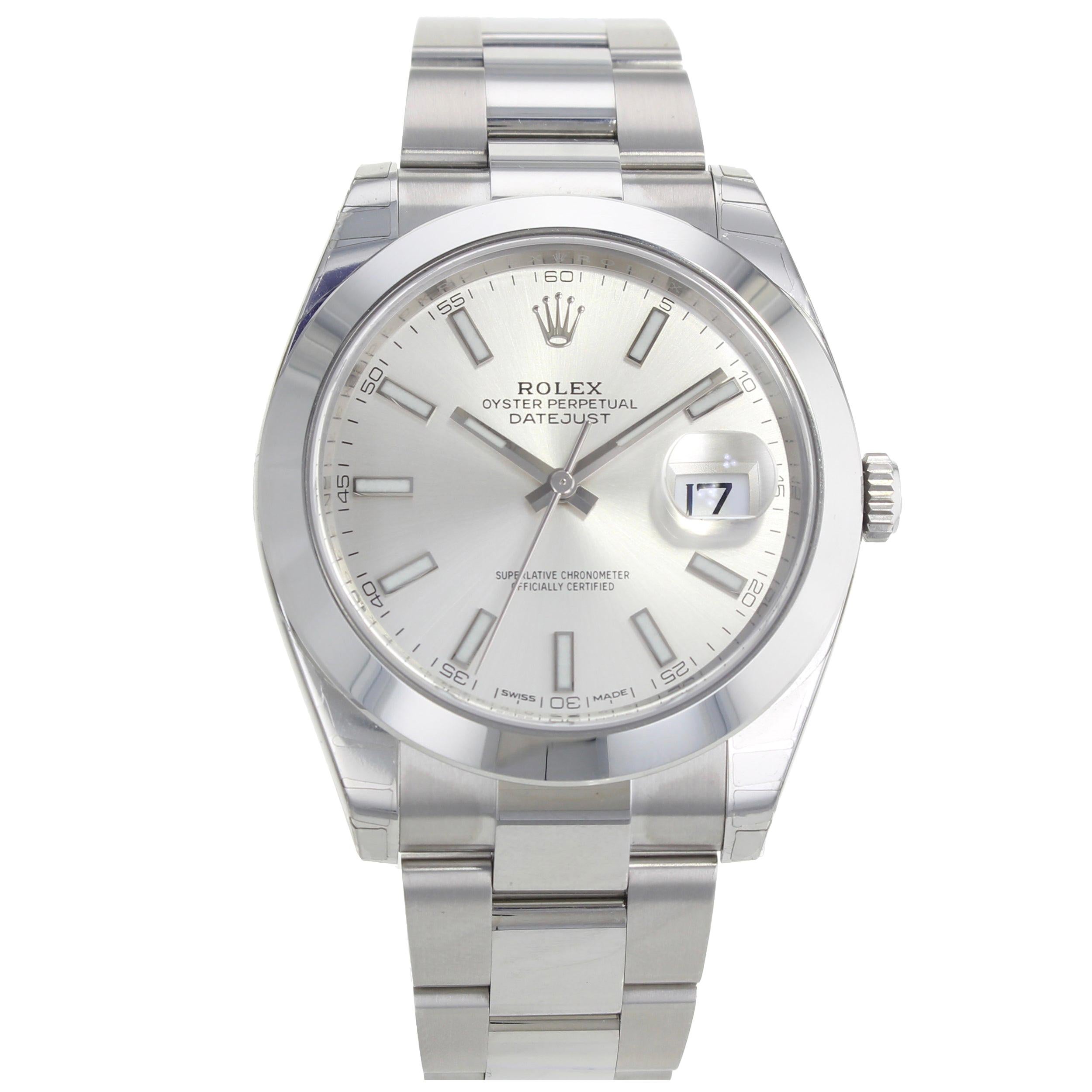Rolex Datejust 41 Sio 126300 Stainless Steel Automatic Men's Watch