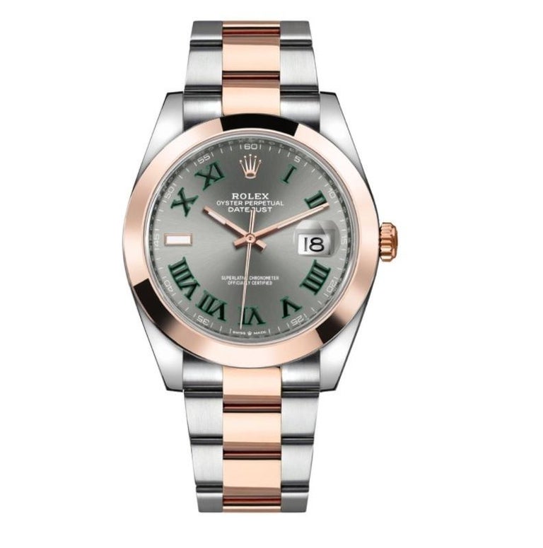 datejust 41 gray dial