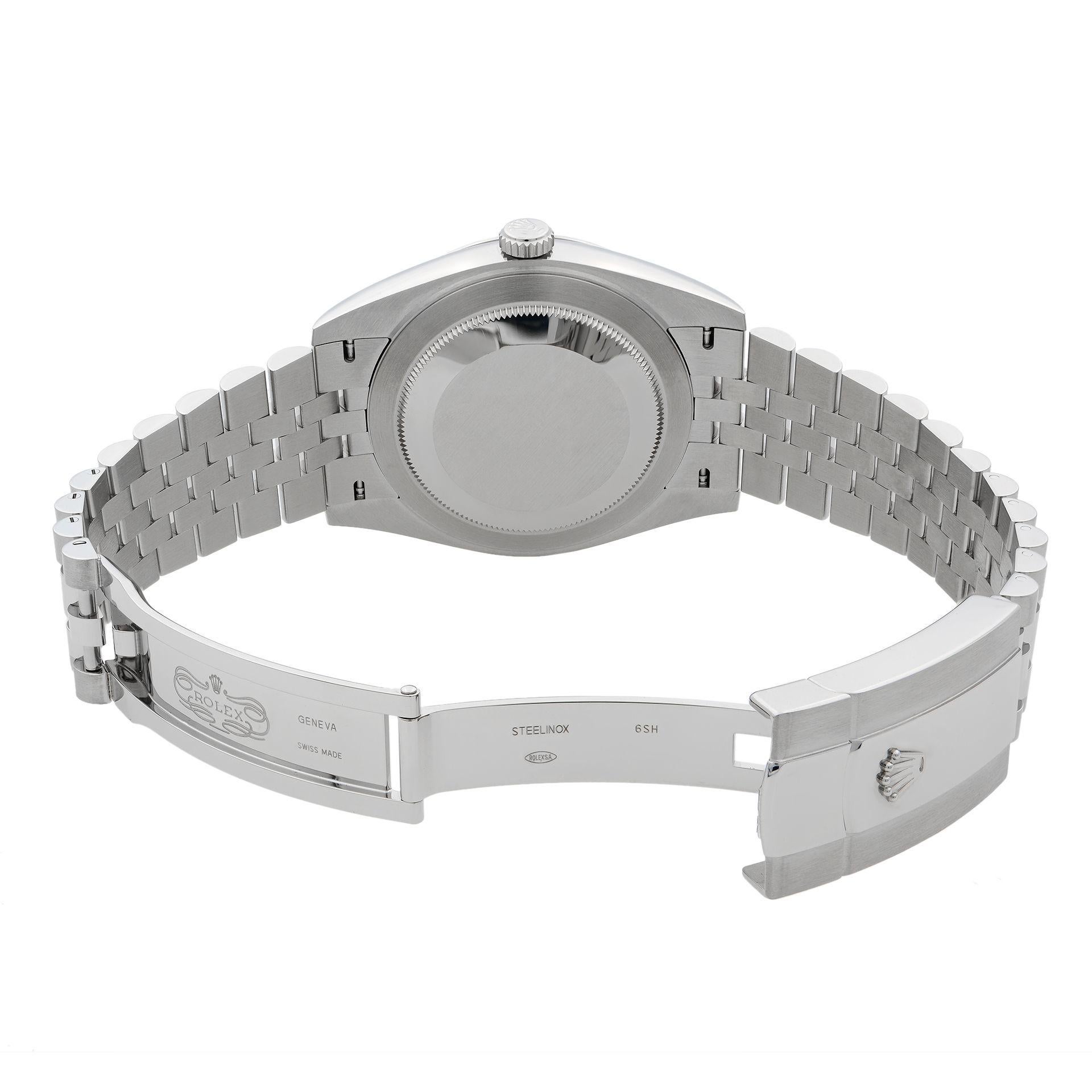 Rolex Datejust 41 Stainless Steel Black Dial Automatic Men's Watch 126300 bkij 2