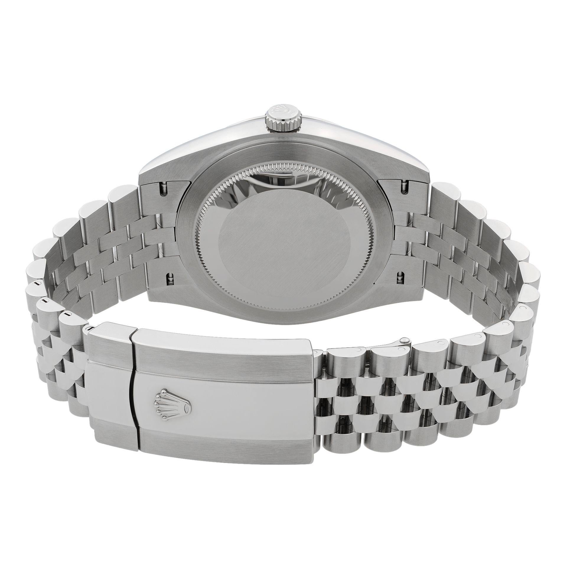 Rolex Datejust 41 Stainless Steel Black Dial Automatic Men's Watch 126300 bkij 3