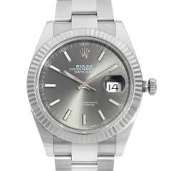 Rolex Datejust 41 Stainless Steel Gold Grey Dial Automatic Men’s Watch 126334RSO
