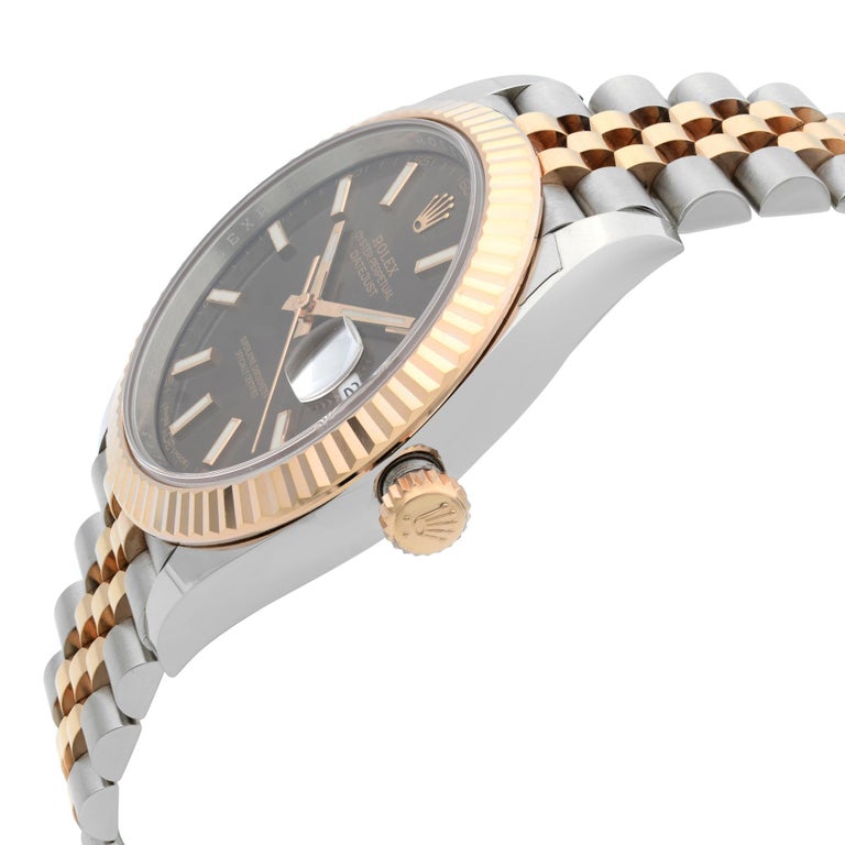datejust 41 rose