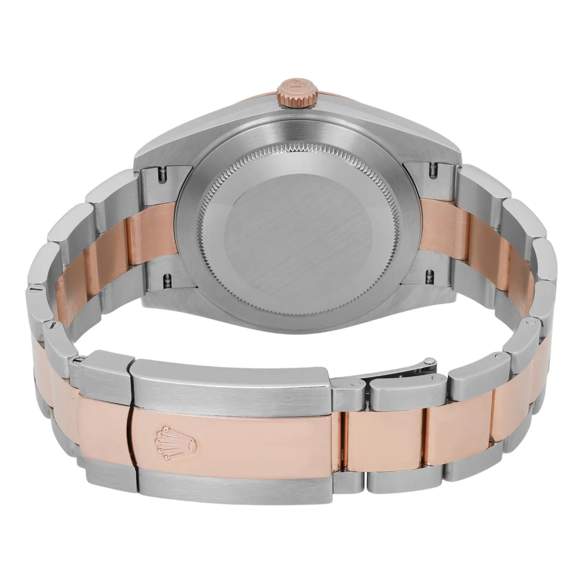 Rolex Datejust 41 Steel 18K Rose Gold Sundust Dial Automatic Mens Watch 126301 en venta 1