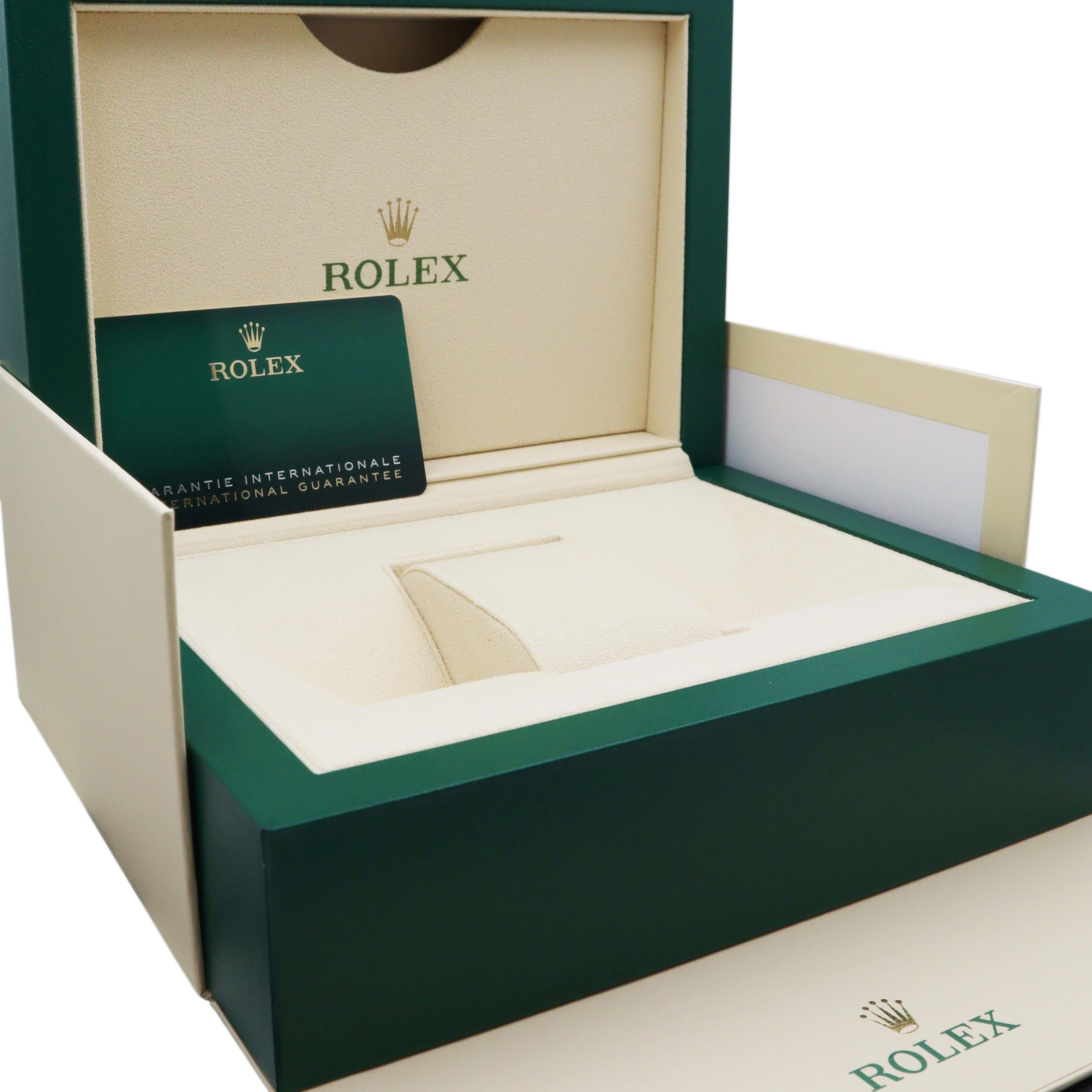 NEW Rolex Datejust 41 Steel & 18K White Gold Black Index Dial Mens Watch 126334 For Sale 1