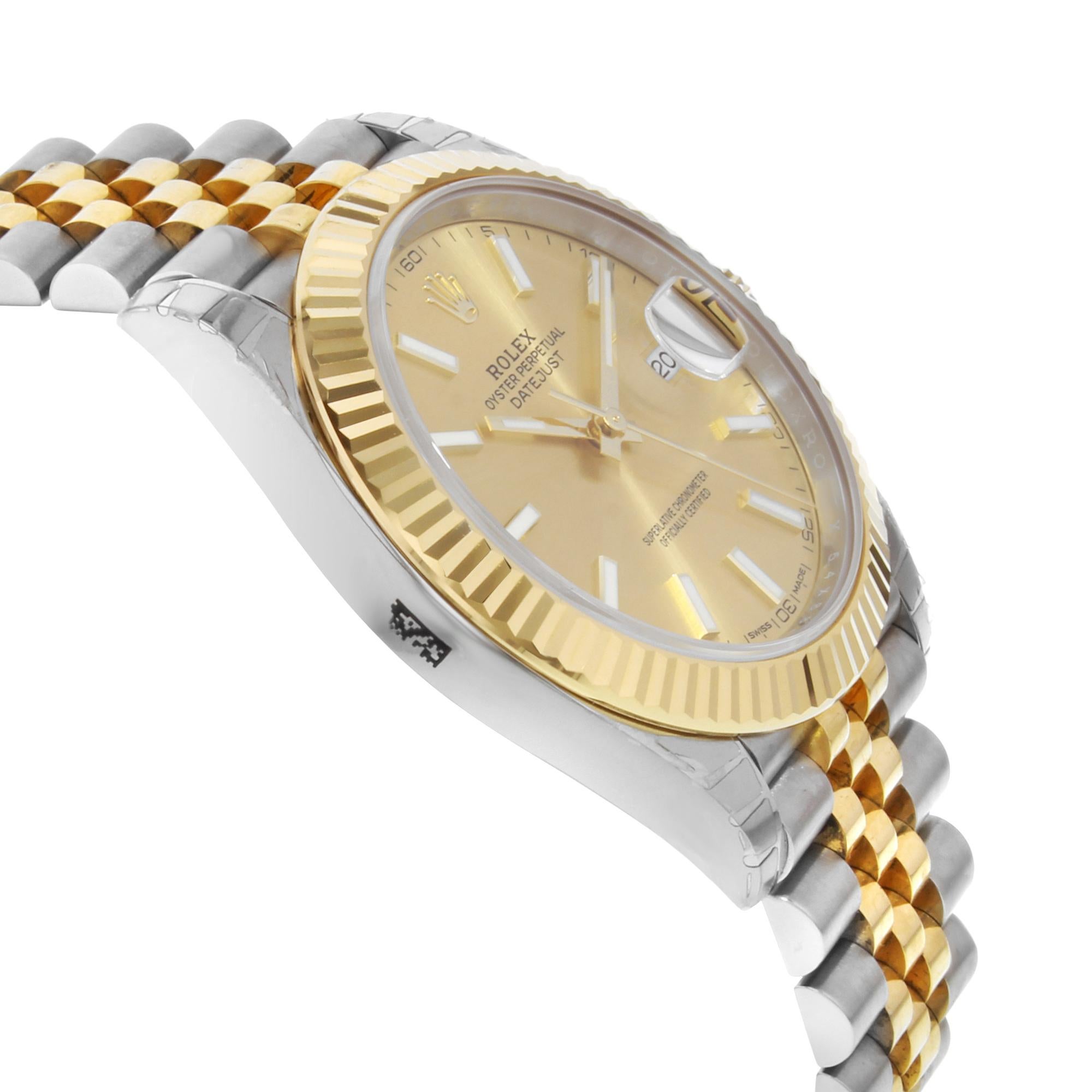 datejust 41 champagne dial