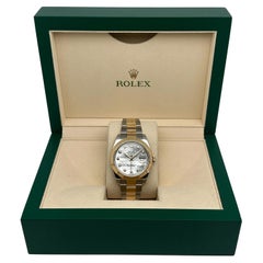 Rolex Datejust 41 Stahl 18K Gelbgold MOP Diamant Herren Automatikuhr 126333
