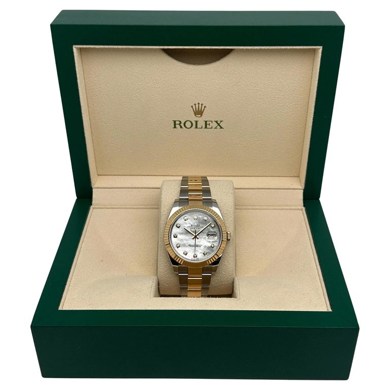 Rolex Datejust 41 Acciaio Oro Giallo 18K MOP Diamante Orologio