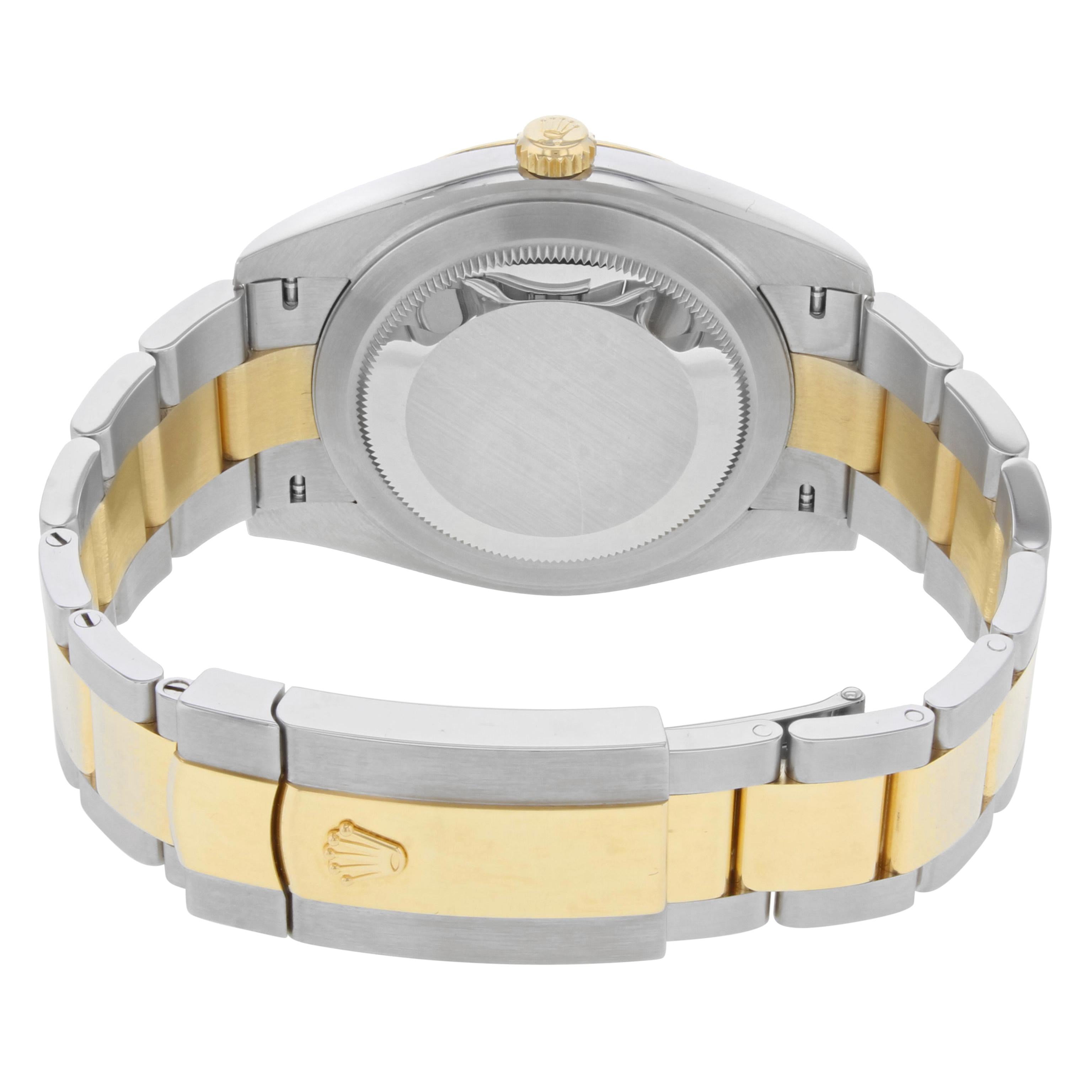 Rolex Datejust 41 Steel 18 Karat Yellow Gold Silver Dial Men's Watch 126333 1