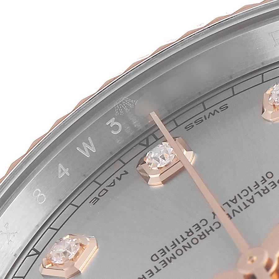 Rolex Datejust 41 Steel Everose Gold Diamond Dial Men's Watch 126331 3