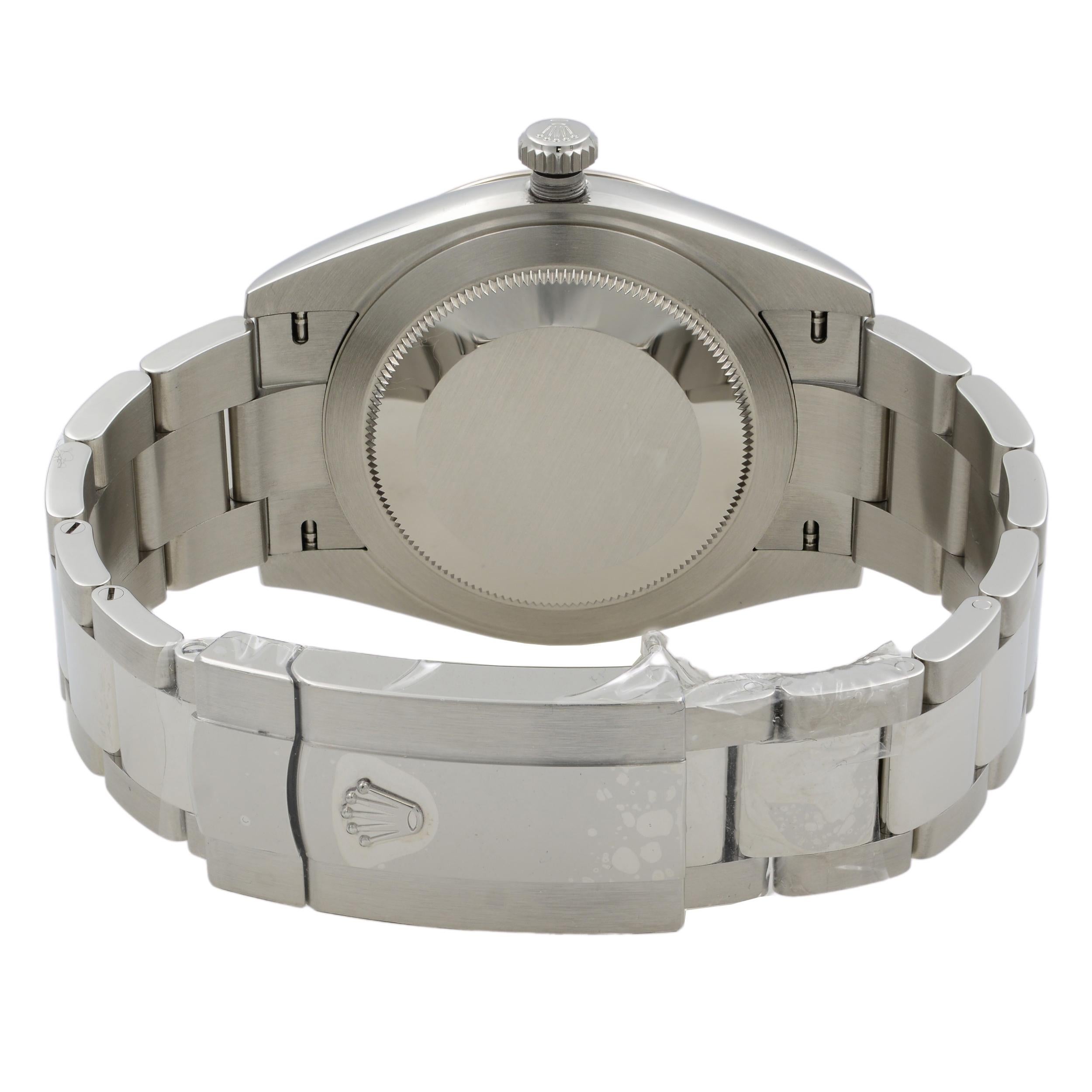 Rolex Datejust 41 Steel Gold White Sticks Dial Automatic Mens Watch 126334 en vente 2