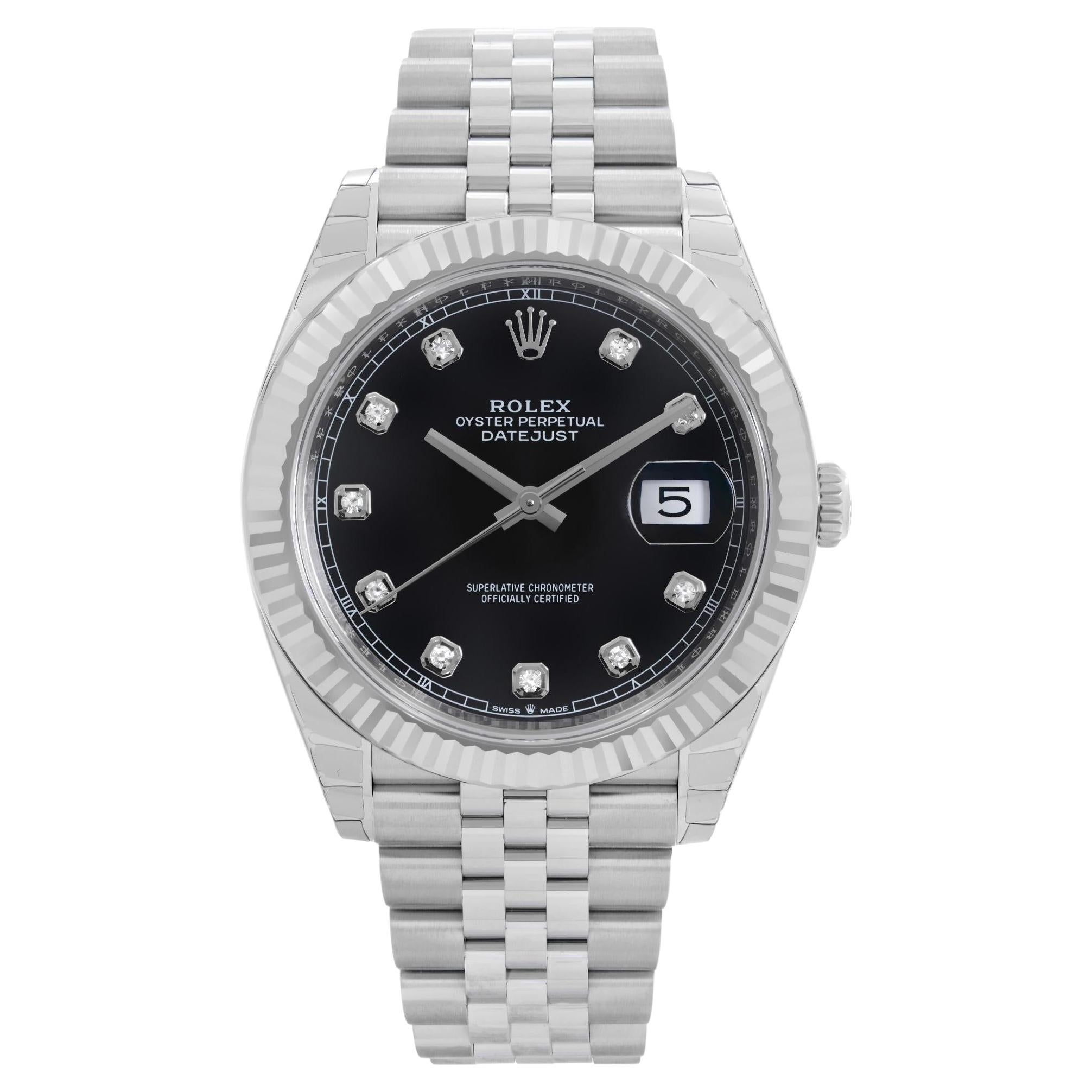 datejust 41 schwarz jubilee
