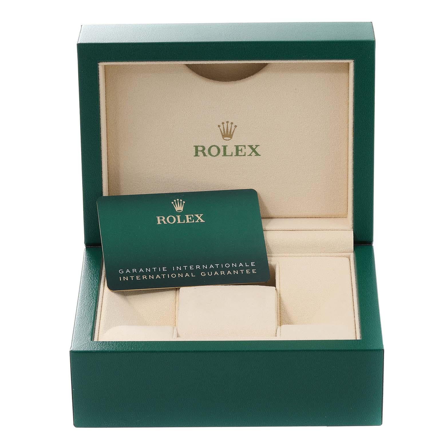 Rolex Datejust 41 Steel Rose Gold Wimbledon Dial Mens Watch 126301 Box Card For Sale 7