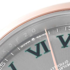 Rolex Datejust 41 Herrenuhr aus Stahl und Roségold mit Zifferblatt 126301 Ungetragen