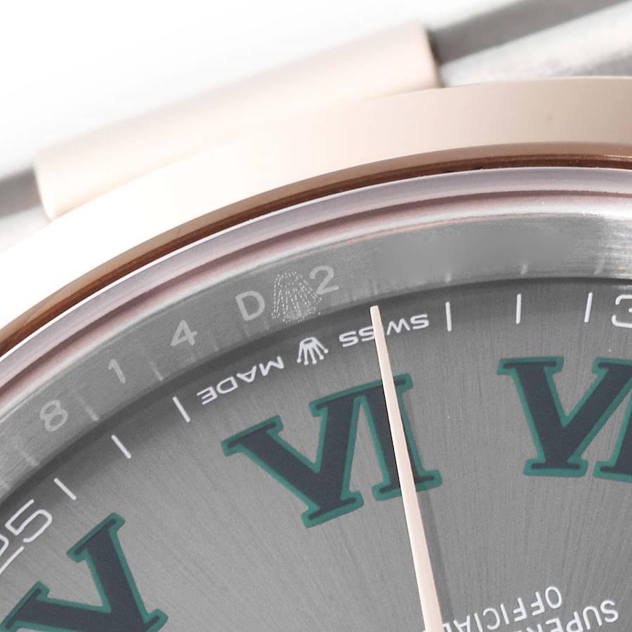 Rolex Datejust 41 Herrenuhr aus Stahl und Roségold mit Zifferblatt 126301 Ungetragen im Angebot 3