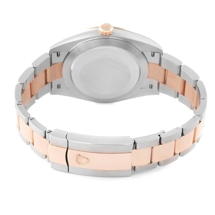 Rolex Datejust 41 Herrenuhr aus Stahl und Roségold mit Zifferblatt 126301 Ungetragen im Angebot 4