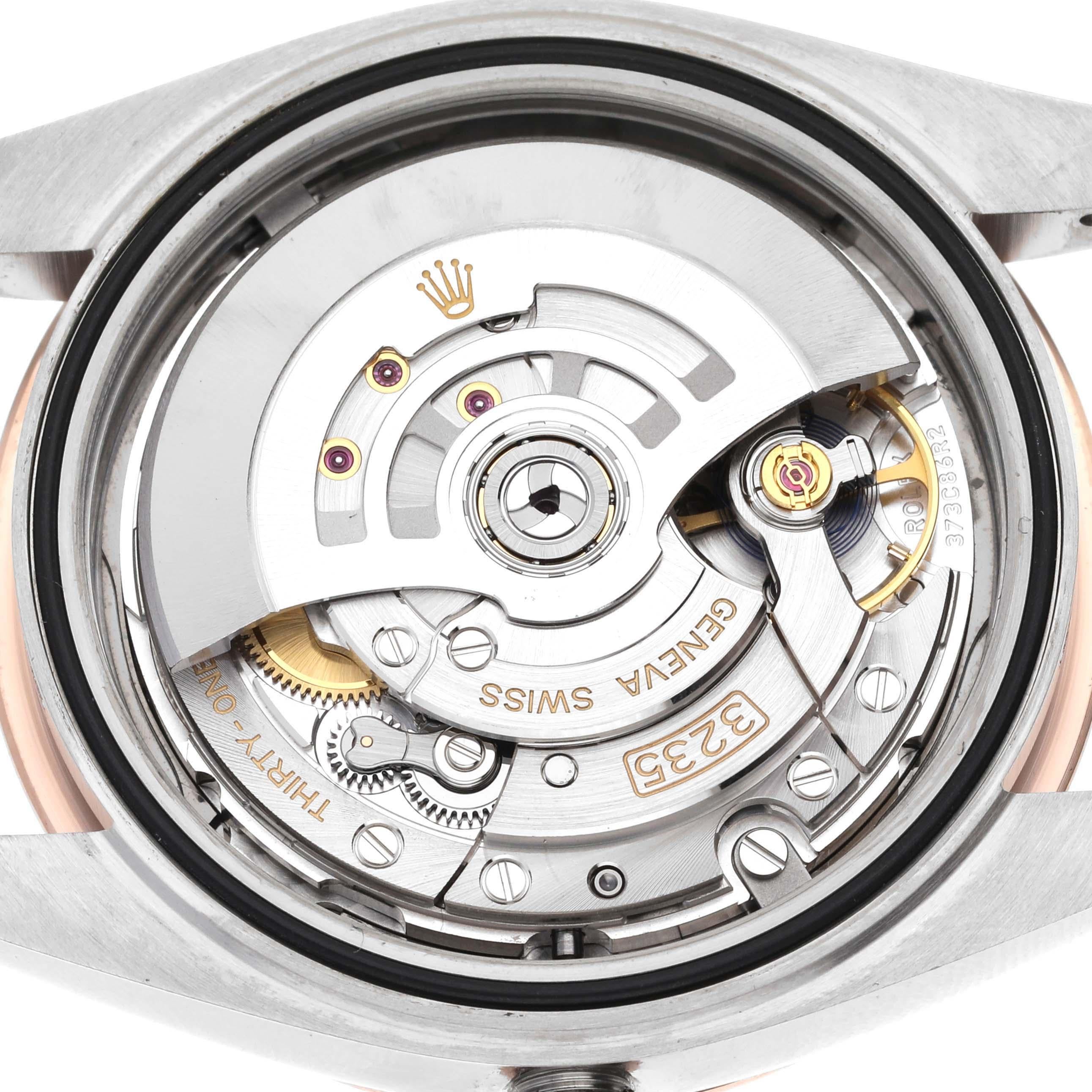 Rolex Datejust 41 Steel Rose Gold Wimbledon Dial Mens Watch 126301 Unworn 5