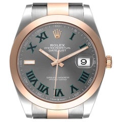 Rolex Datejust 41 Herrenuhr aus Stahl und Roségold mit Zifferblatt 126301 Ungetragen