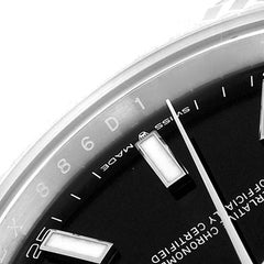 Rolex Datejust 41 Acero Oro Blanco Esfera Negra Reloj Caballero 126334