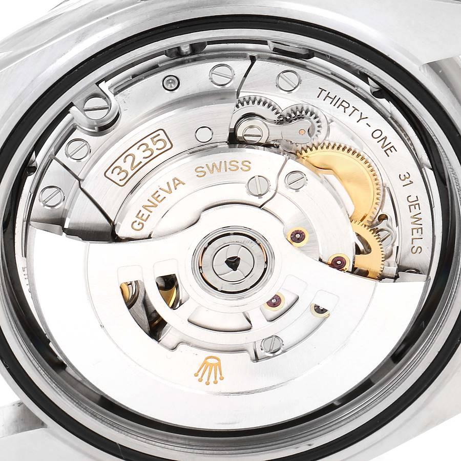 Rolex Datejust 41 Steel White Gold Black Diamond Dial Mens Watch 126334 4