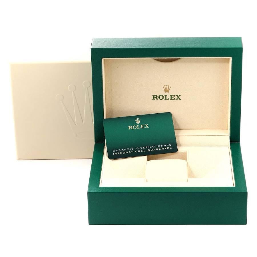 Rolex Datejust 41 Steel White Gold Blue Dial Mens Watch 126334 Box Card For Sale 8