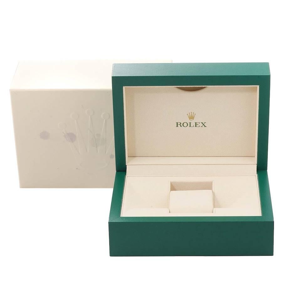 Rolex Datejust 41 Steel White Gold Blue Diamond Dial Mens Watch 126334 4