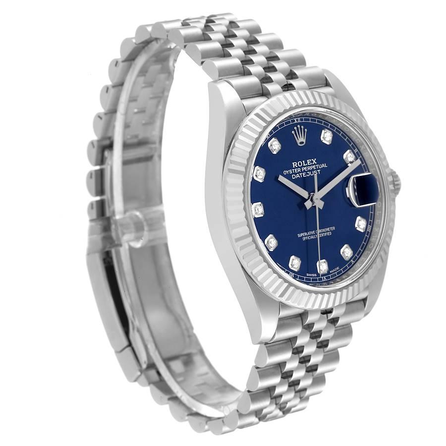 datejust blue face