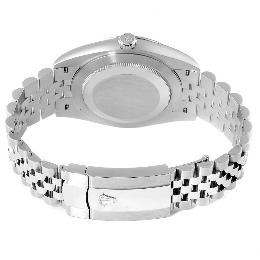 Rolex Datejust 41 Steel White Gold Diamond Mens Watch 126334 Unworn For Sale 4
