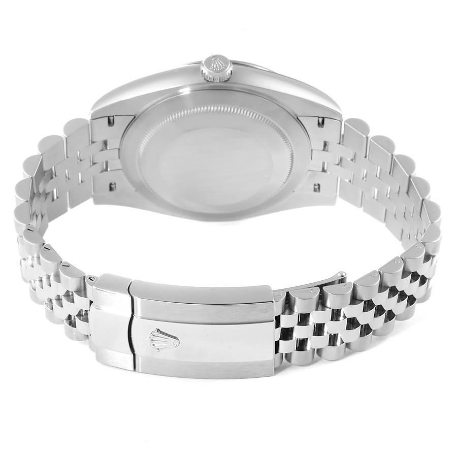 Rolex Datejust 41 Steel White Gold Diamond Mens Watch 126334 Unworn For Sale 3