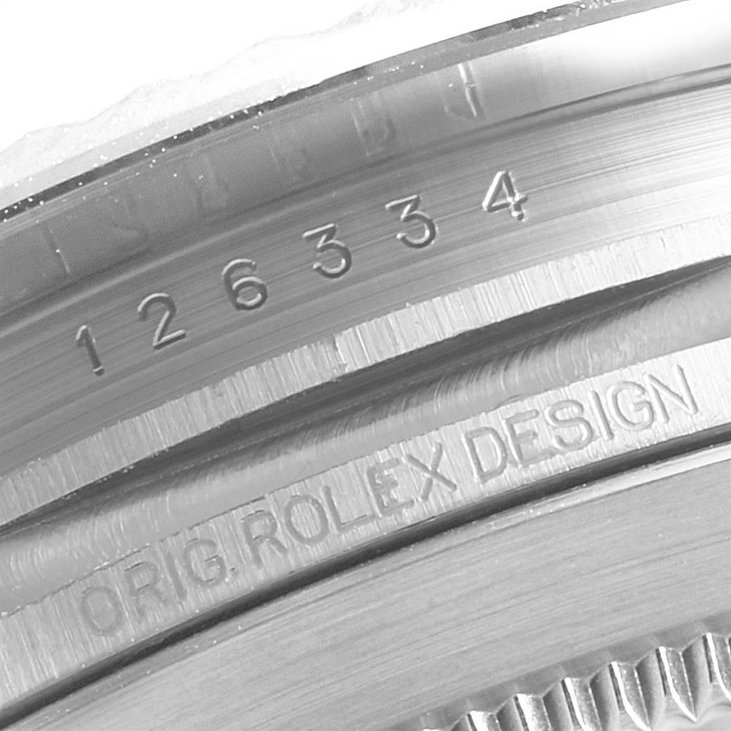 Rolex Datejust 41 Steel White Gold Jubilee Bracelet Men's Watch 126334 3