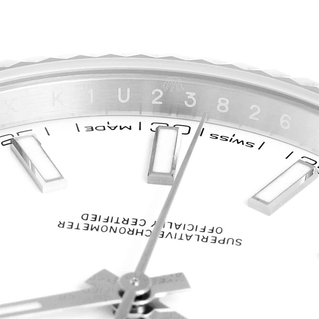 Rolex Datejust 41 Steel White Gold Jubilee Bracelet Men's Watch 126334 For Sale 3