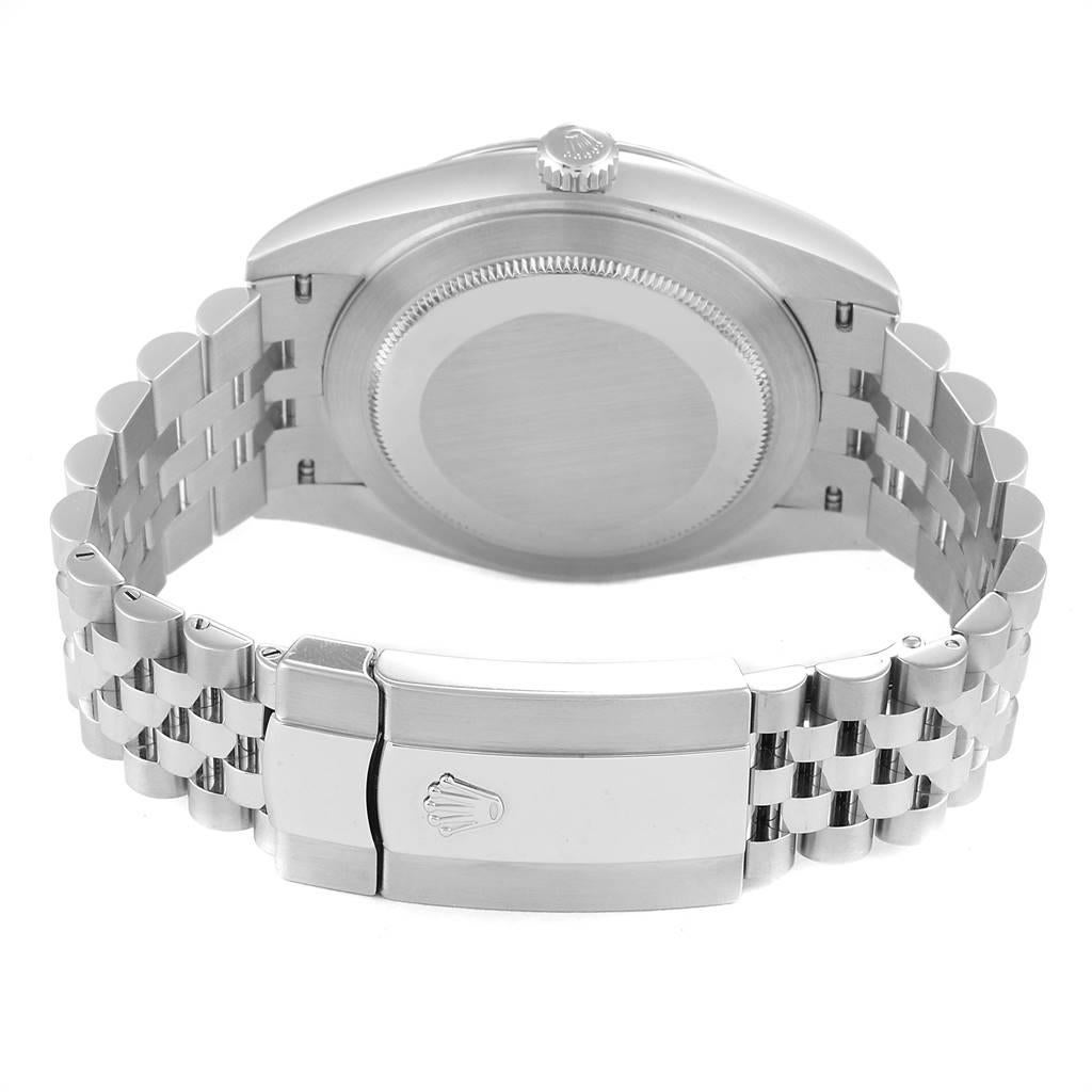Rolex Datejust 41 Steel White Gold Jubilee Bracelet Men's Watch 126334 6