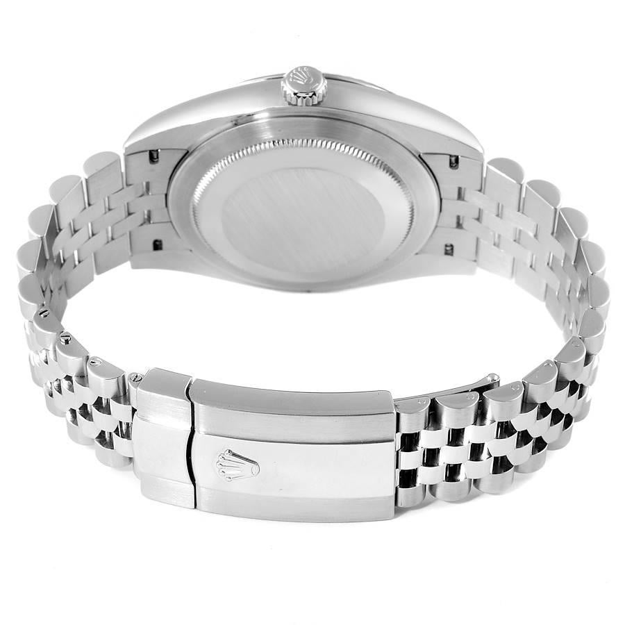 Rolex Datejust Steel White Gold Jubilee Bracelet Mens Watch 126334 5