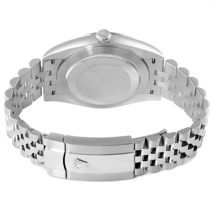 Rolex Datejust 41 Steel White Gold Jubilee Bracelet Mens Watch 126334 For Sale 5