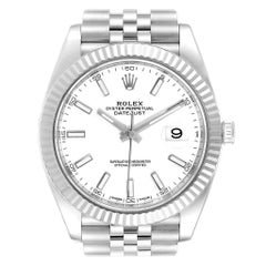 Rolex Datejust 41 Steel White Gold Jubilee Bracelet Men's Watch 126334