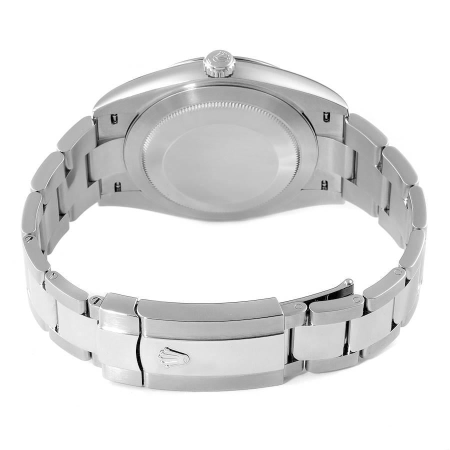 Rolex Datejust 41 Steel White Gold MOP Diamond Mens Watch 126334 Box Card 2