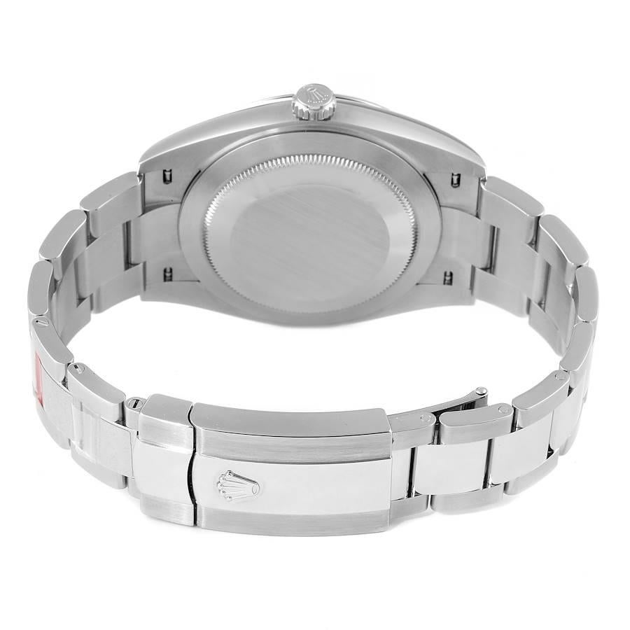 Rolex Datejust 41 Steel White Gold MOP Diamond Mens Watch 126334 For Sale 5