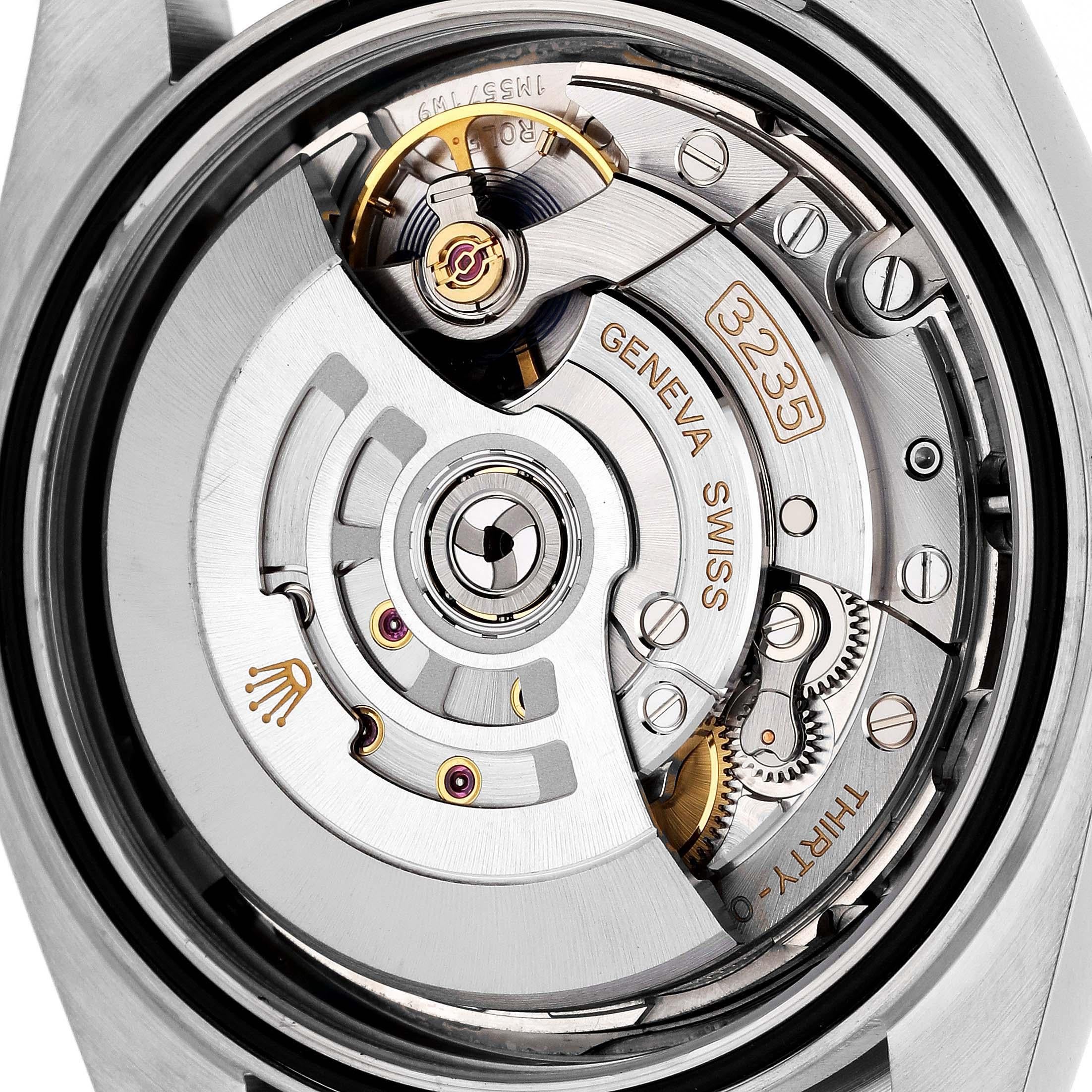 Rolex Montre Datejust 41 en acier et or blanc avec cadran en ardoise pour hommes 126334 Box Card en vente 8