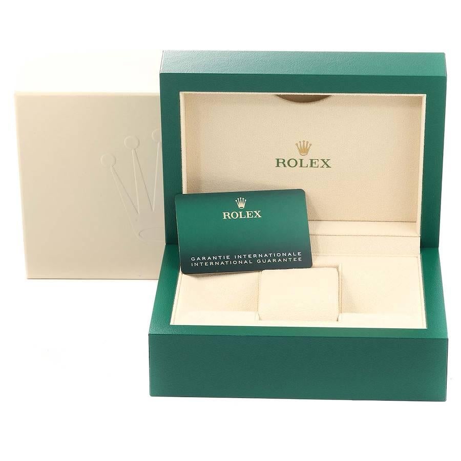 Rolex Datejust 41 Steel White Gold Wimbledon Dial Mens Watch 126334 Box Card 5