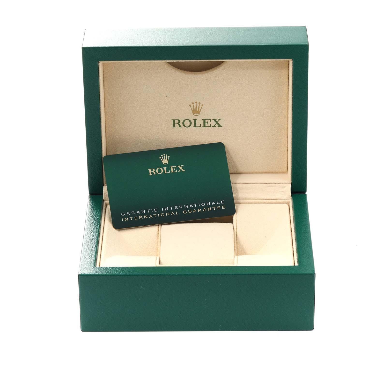 Rolex Datejust 41 Steel Yellow Gold Black Dial Mens Watch 126333 Box Card en vente 5