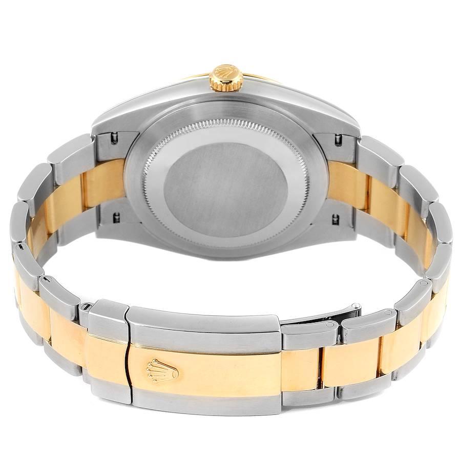 Rolex Datejust 41 Steel Yellow Gold Black Diamond Dial Watch 126333 Box Card 5