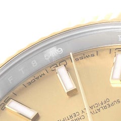 Rolex Datejust 41 Steel Yellow Gold Champagne Dial Mens Watch 126333